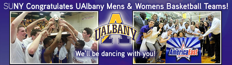 Congratulations UAlbany mens and womens basketball teams!