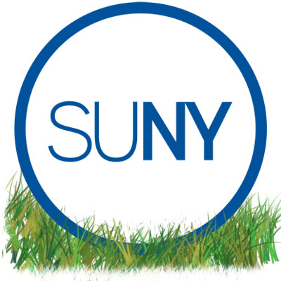 SUNY logo in the grass