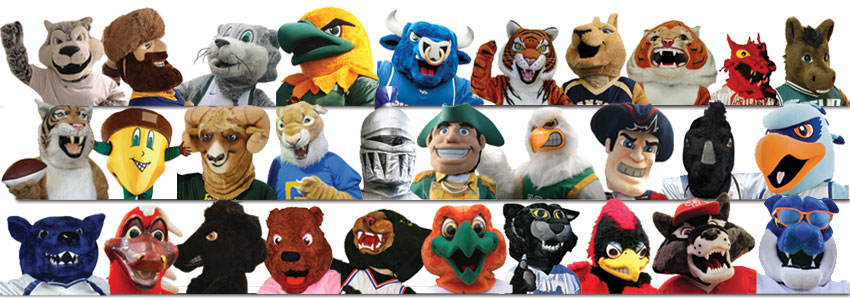 All 30 mascots who participated in SUNY's innagural Mascot Madness