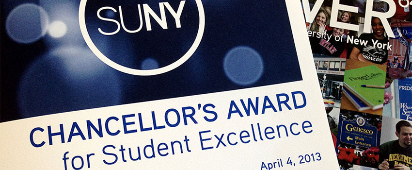 2013 Chancellor's Award for Student Excellence header