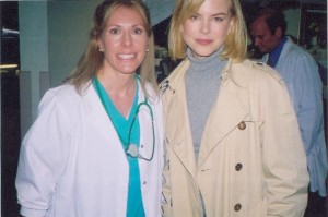 Anita Moore and Nicole Kidman in feature film The Invasion