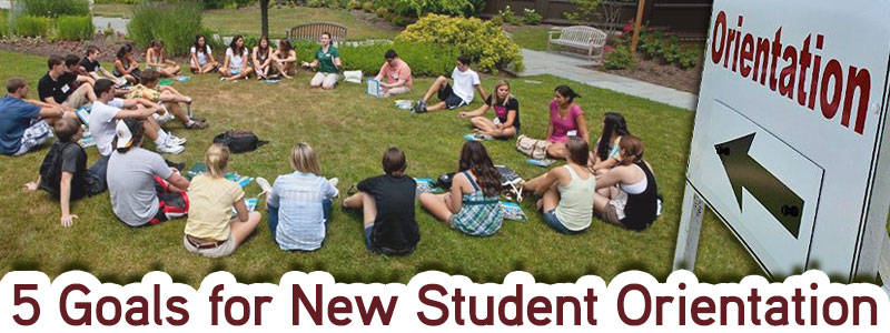5 Goals for New Student Orientation