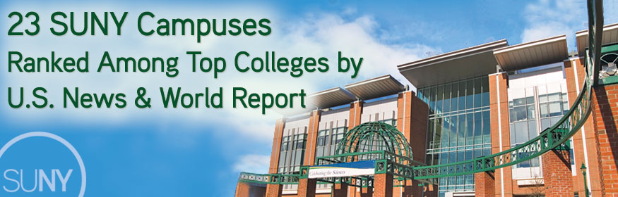 23 SUNY Campuses Ranked Among Top Colleges by U.S. News & World Report