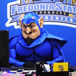 SUNY Fredonia - Mike the Blue Devil