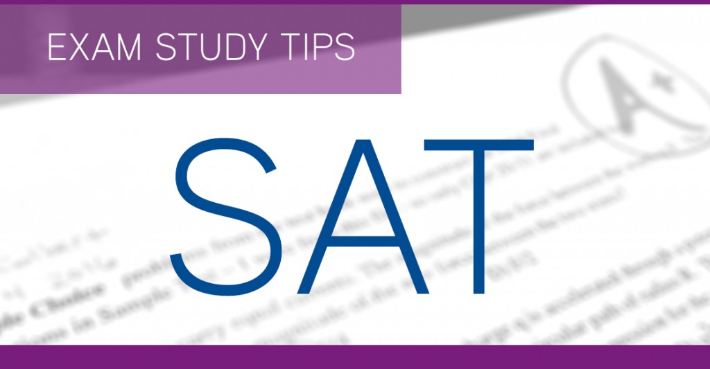 Exam Study Tips SAT Test