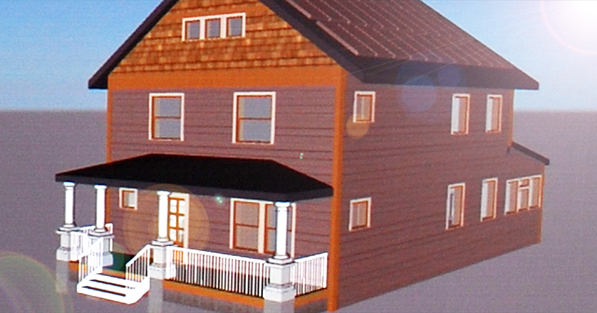 Syracuse University, SUNY Students Design Home with $2/mo Utility Bill
