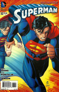Cover of John Romita Jr's first Superman comic for DC Comics.