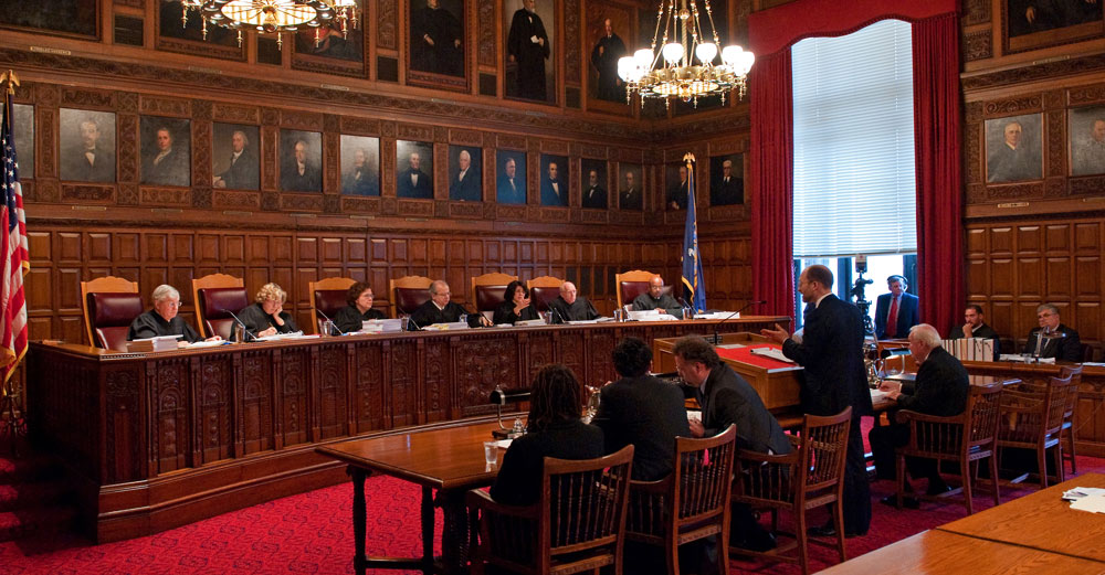 NY Court of Appeals during oral arguments.