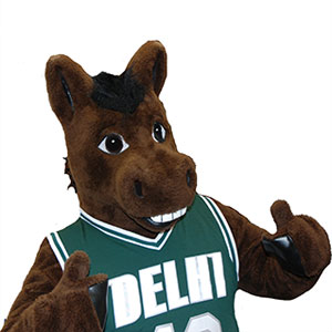 Lucky the Bronco from SUNY Delhi