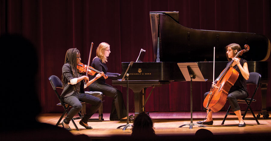 UAlbany classical music performance in theater