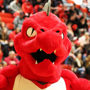 Red the Dragon headshot from SUNY Oneonta