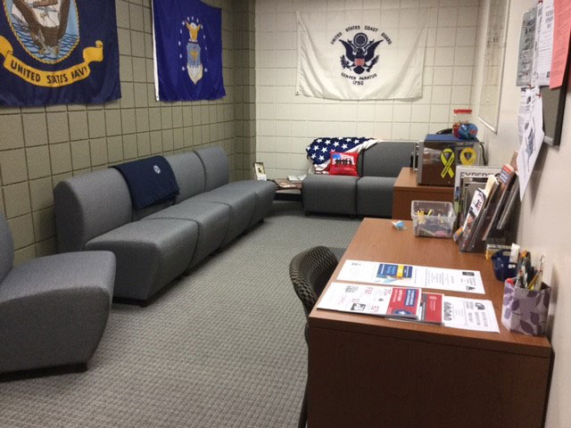 Niagara County Community College veterans lounge