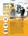 2016 SUNY START-UP NY progress report cover