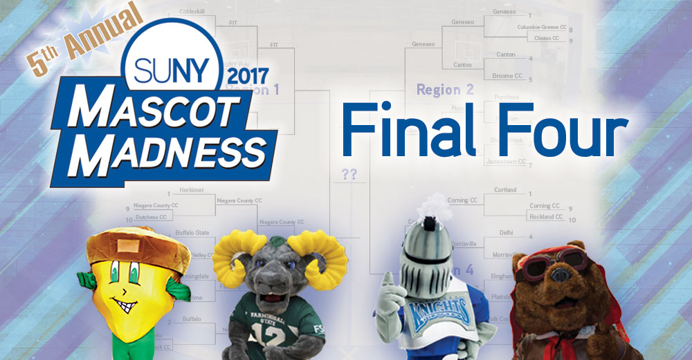 2017 Mascot Madness final four header
