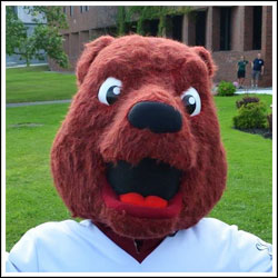 SUNY Potsdam mascot Max C Bear.
