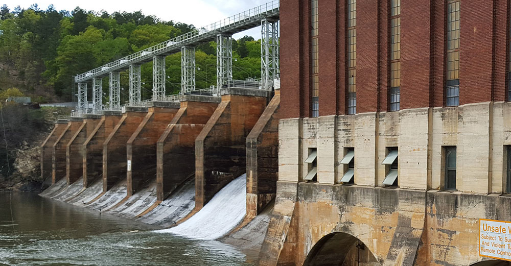 High Rock hydropower facility in North Carolina.