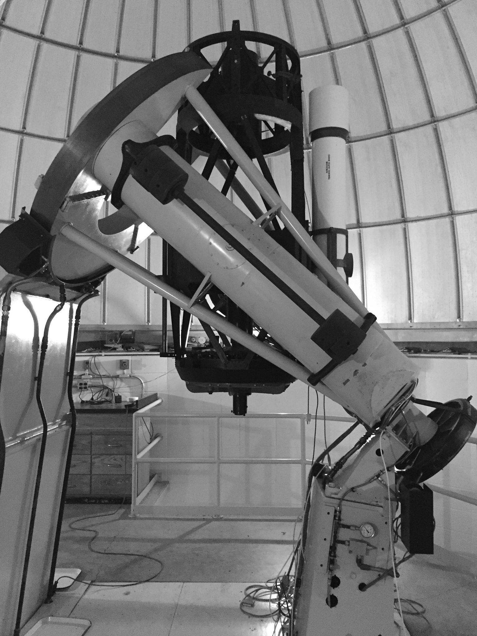 Corning Community College's one-tenth scale model of the 200-inch Hale Telescope at Mt. Palomar, CA