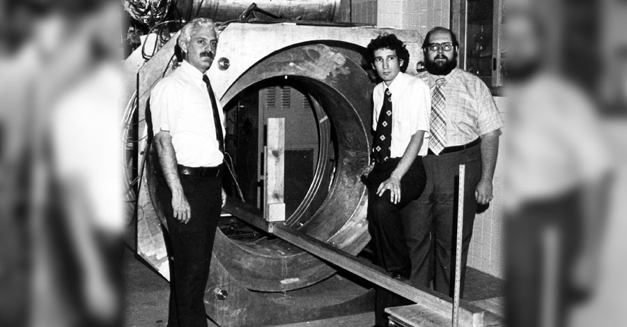 The first MRI machine at Downstate MEdical Center.