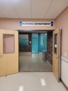 SUNY Onondaga Community College nursing department entrance.