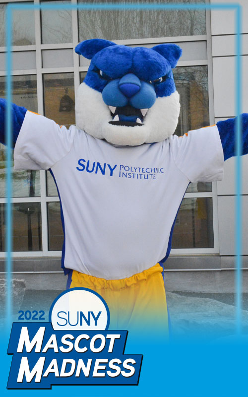 SUNY Polytechnic Institute mascot Walter Wildcat