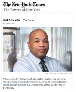 Heastie in The New York Times
