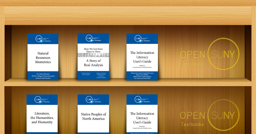 Open SUNY Textbooks on booksehlf