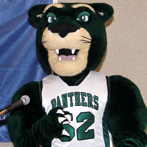 Old Westbury Panther mascot