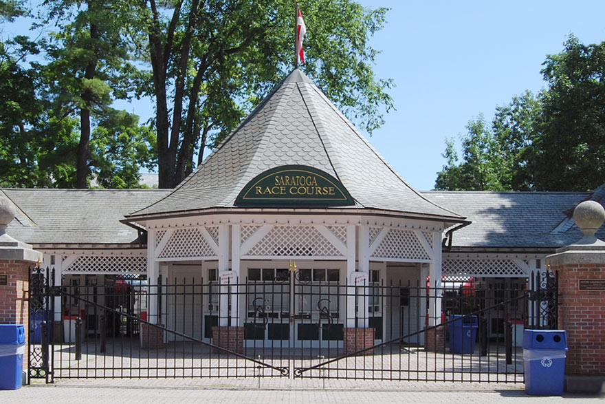 Saratoga Race Course entrance