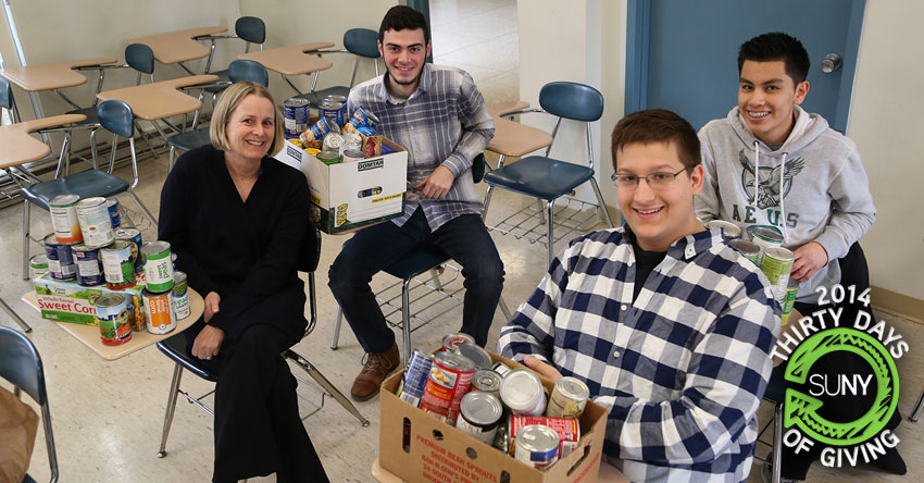 30 Days of Giving 2014: Food Drive at Dutchess Community College