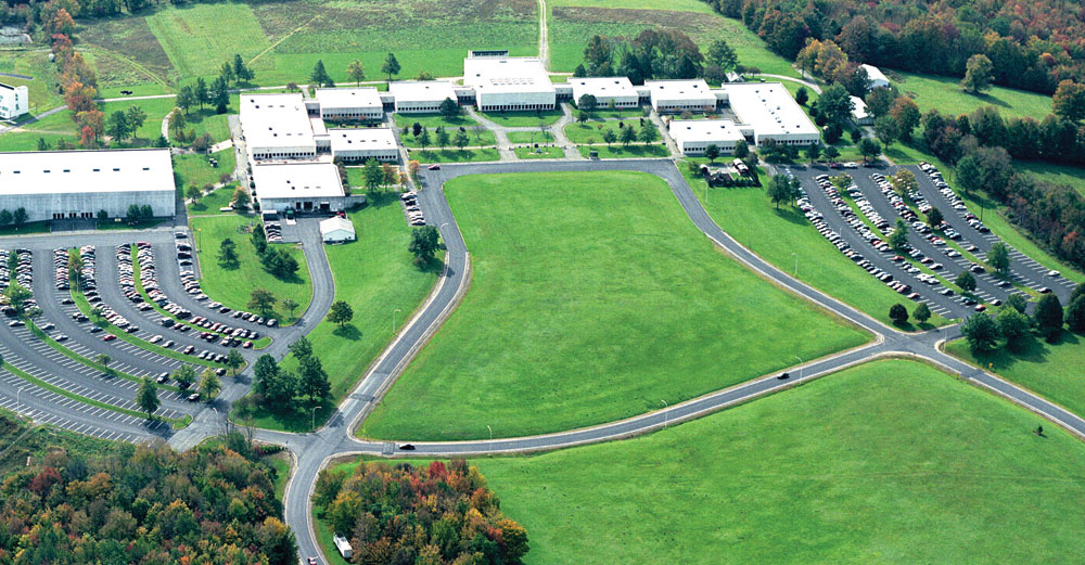 Sullivan County Community College campus aerial view.