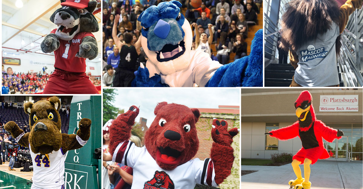 SUNY Mascots collage