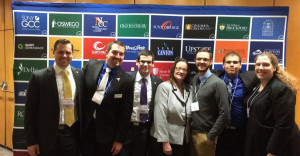SUNY Student Assembly members gather together at a meeting in Albany.