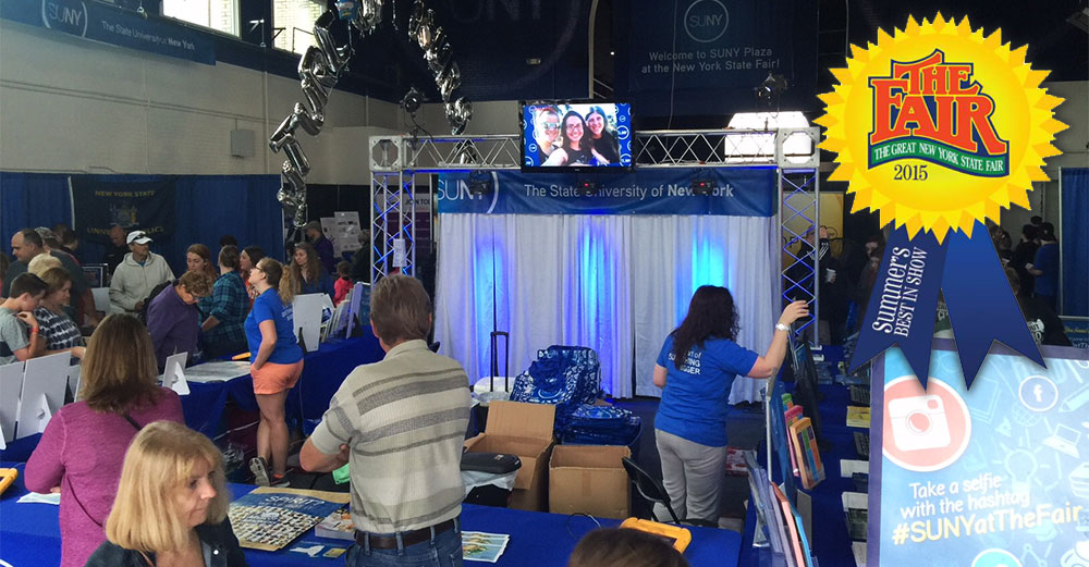 SUNY Booth at 2015 NY State Fair
