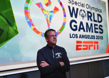Bill Bonnell at the 2015 Special Olympics in Los Angeles.