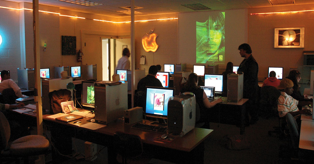Sullivan Community College computer lab.