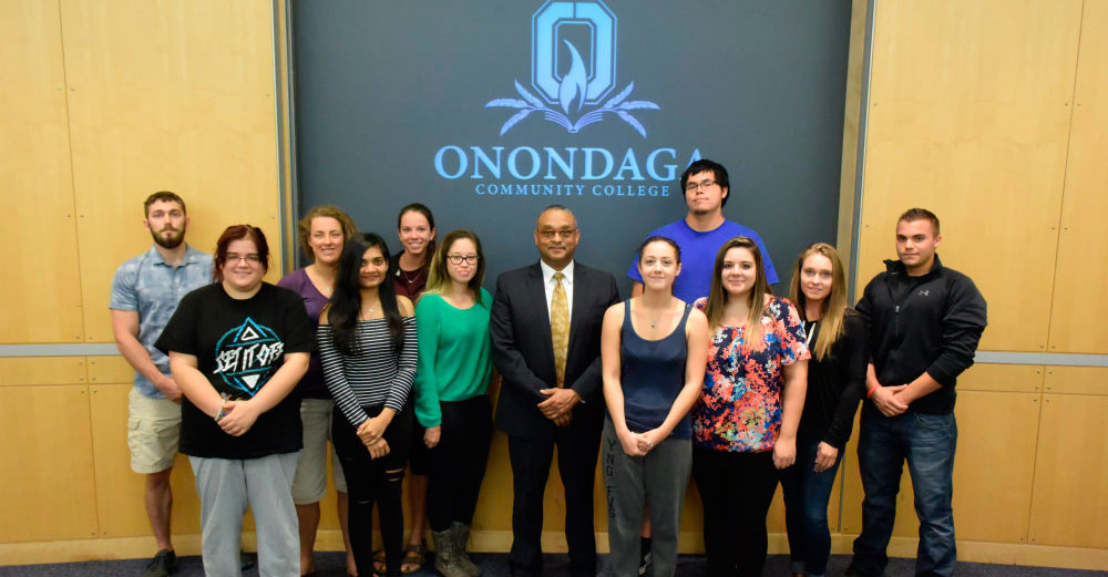 DrDaryll-Dykes-with-OCC-students-on-campus.