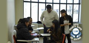 Purchase students providing ESOL class to adult students.