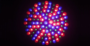 Red, blue, green LED lights in a sphere shape..