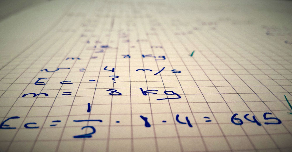 Math on paper