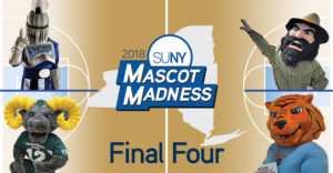 2018 SUNY Mascot Madness Final Four header