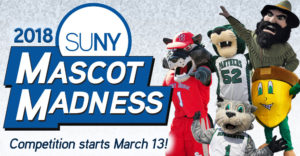 Mascot Madness 2018 collage - Competition begins March 13.