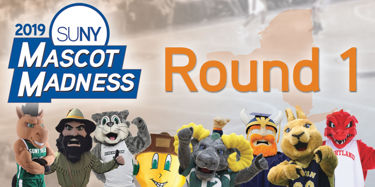 Mascot Madness 2019 round 1 header