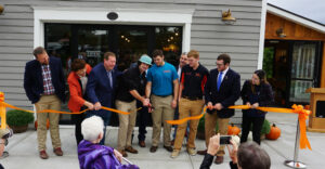 Ribbon cutting at the SUNY Cobleskill Carriage House and General Store
