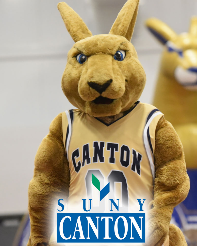 SUNY Canton mascot Roody Roo