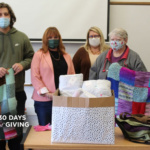 30 Days of Giving 2021, Day 24: SUNY Plattsburgh Students Knit Blankets for Cancer Patients