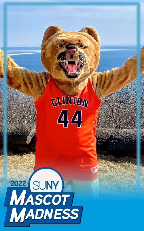 Clinton CC mascot Calvin the Tiger.