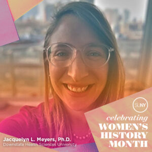 Profile picture of Jacquelyn L. Meyers, Ph.D. smiling looking at camera