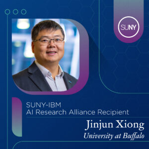 Jinjun Xiong from University at Buffalo and 2024 SUNY-IBM Alliance grant recipient profile picture. 