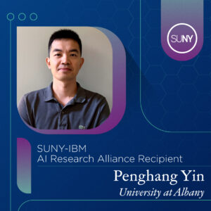 Penghang Yin from University at Albany and 2024 SUNY-IBM Alliance grant recipient profile picture. 