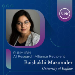 Baishakhi Mazumder from University at Buffalo and 2024 SUNY-IBM Alliance grant recipient profile picture. 